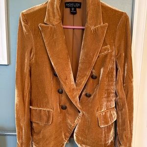 Velvet tailored jacket